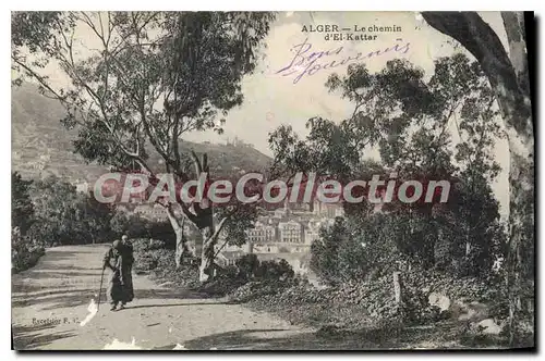 Cartes postales Alger Le Chemin D'El Kattar