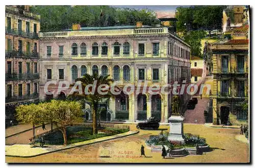 Cartes postales Alger Palais du 19�me corps d'arm�e place Bugeaud