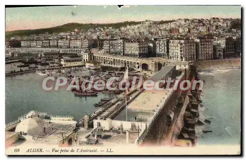 Cartes postales Alger Vue Prise De I'Amiraute