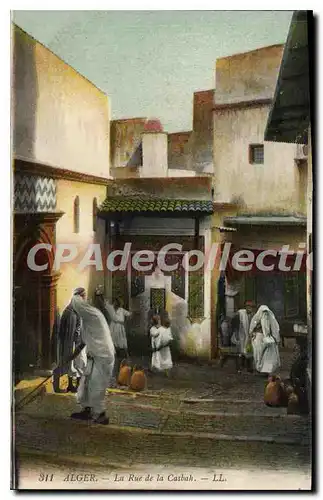 Cartes postales Alger La Rue De La Casbah