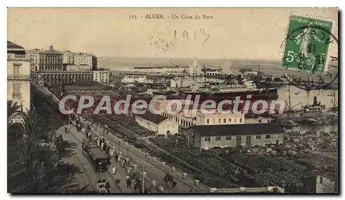 Cartes postales Alger Un Coin Du Port