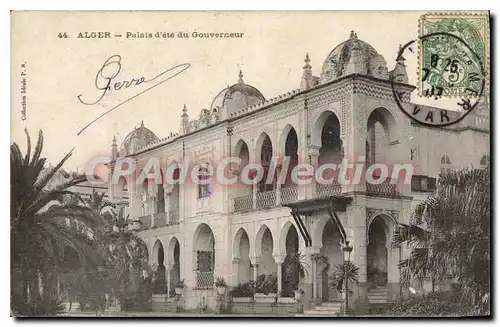 Cartes postales Alger Palais D'Ete Du Gouverneur