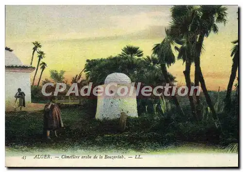 Cartes postales Alger Cimetiere Arabe De La Bouzareab