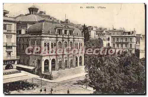Cartes postales Alger L'Opera