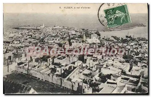 Cartes postales Alger A Vol d'Oiseau