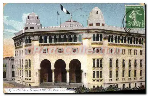 Cartes postales Alger Le Nouvel Hotel Des Postes