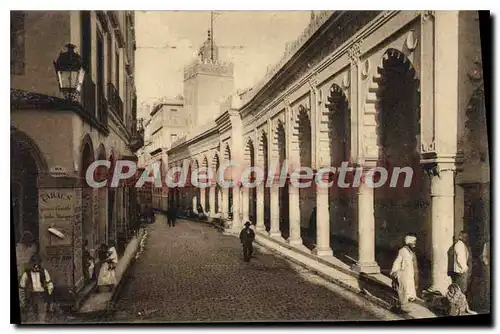 Cartes postales Alger La Mosquee Djemaa el K�bir Rue De La Marine