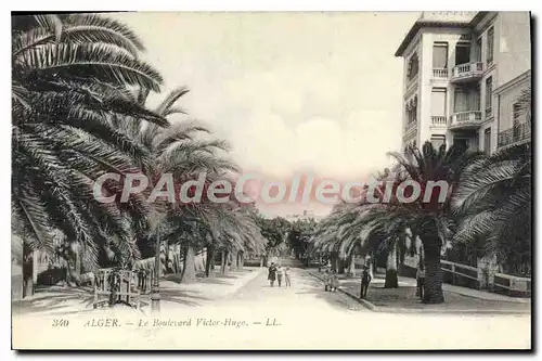 Cartes postales Alger Le Boulevard Victor Hugo