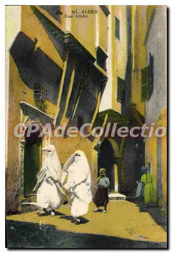 Cartes postales Alger Rue Arabe