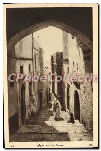 Cartes postales Alger Rue Benali