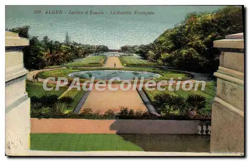 Ansichtskarte AK Alger Jardin D'Essais Le Jardin Francais