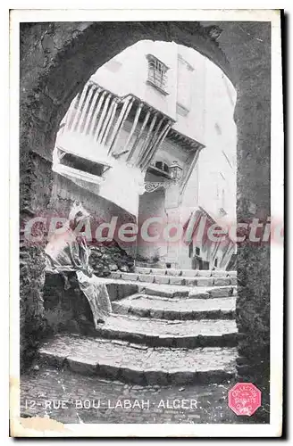 Cartes postales Alger Rue Bou Labah