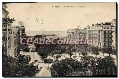 Ansichtskarte AK Alger Boulevard Laferriere