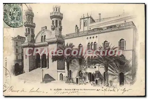 Cartes postales Alger Palais D'Hiver Du Gouverneur