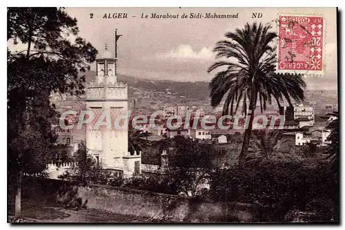 Cartes postales Alger Le Marabout De Sidi Mohammed