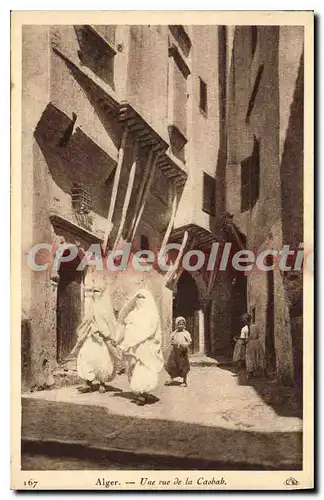 Cartes postales Alger Une Rue De La Casbah