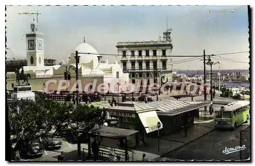 Ansichtskarte AK Alger Place Du Gouvernement Et palais Consulaire