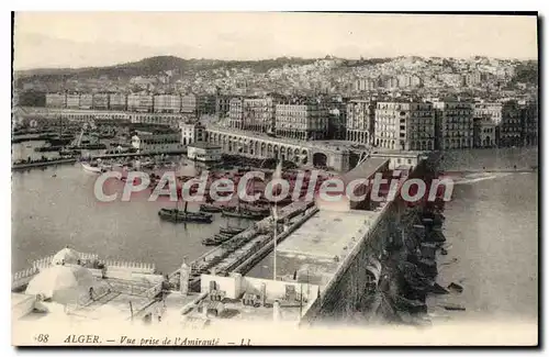 Cartes postales Alger Vue Prise De I'Amiraute