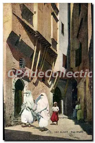 Cartes postales Alger Rue Arabe