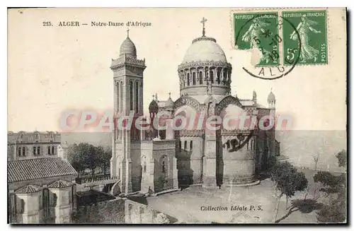 Cartes postales Alger Notre Dame D'Afrique