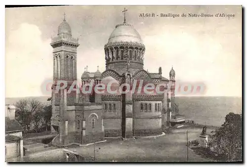 Cartes postales Alger Basilique De Notre Dame D'Afrique