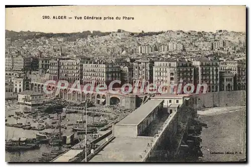 Ansichtskarte AK Alger Vue Generale Prise Du Phare