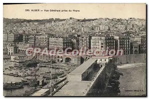 Cartes postales Alger Vue Generale Prise Du Phare