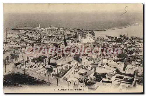 Cartes postales Alger A Vol D'Oiseau