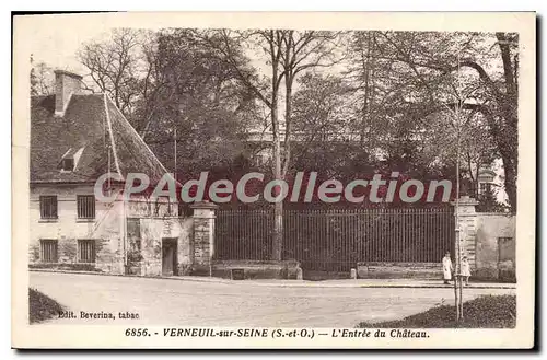 Cartes postales Verneuil Sur Seine L'Entree Du Chateau