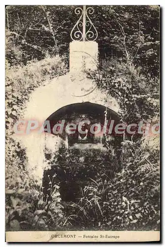 Cartes postales Orcemont Fontaine St Eutrope