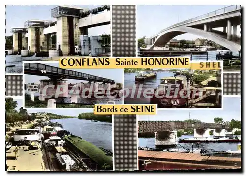 Cartes postales moderne Conflans Sainte Honorine Bords De Seine