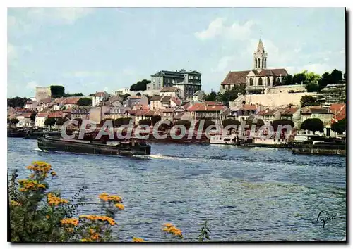 Moderne Karte Conflans Ste Honorine Vue Generale