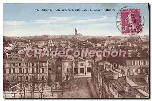 Cartes postales Niort Vue Generale Cote Est L'Eglise St Hilaire