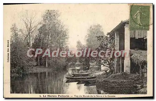 Cartes postales Le Marais Poitevin Vue Du Marais De La Sevre A la Garette