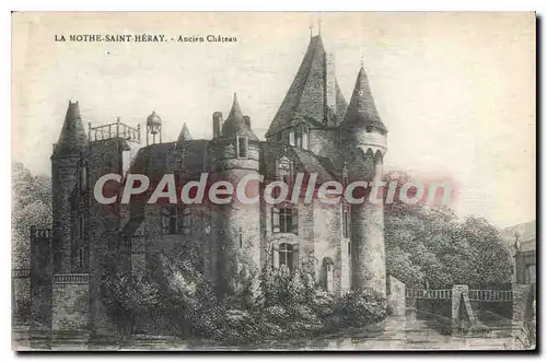 Cartes postales La Mothe Saint Heray Ancien Ch�teau