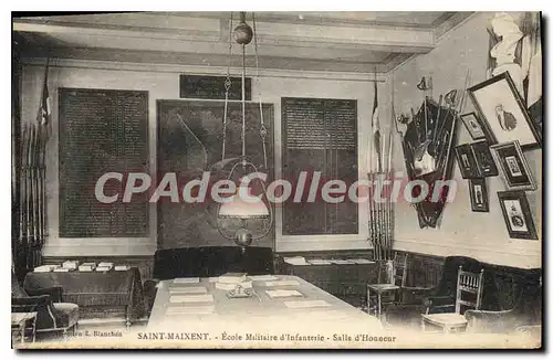 Ansichtskarte AK Saint Maixent Ecole Militaire D'Infanterie salle d'honneur