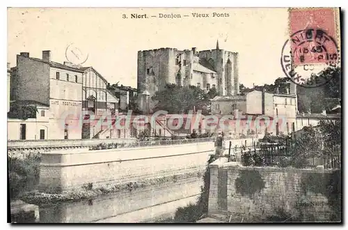 Cartes postales Niort Donjon Vieux Ponts