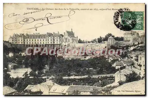 Cartes postales Thouars Le Chateau Des Ducs De La Tremoille Construit en 1635