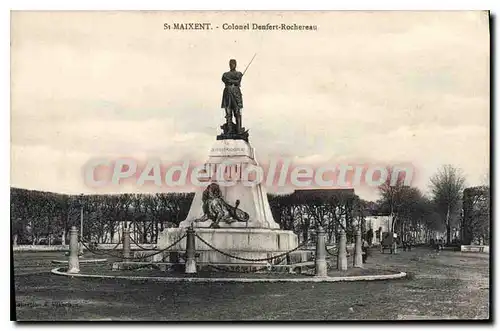 Cartes postales St Maixent Colonel Denfert Rochereau