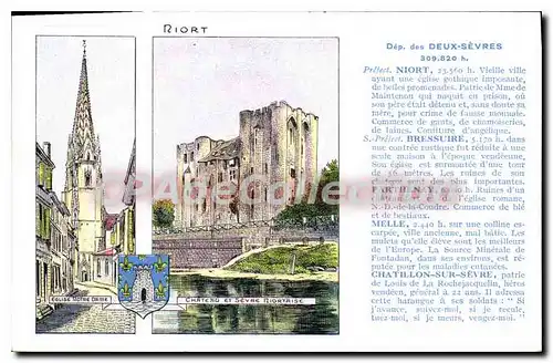 Cartes postales Niort Bressuire Parthenay Melle chatillon-sur-s�vre