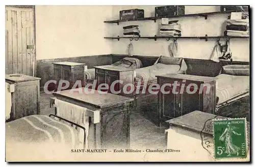 Ansichtskarte AK Saint Maixent Ecole Militaire Chambre D'Eleves