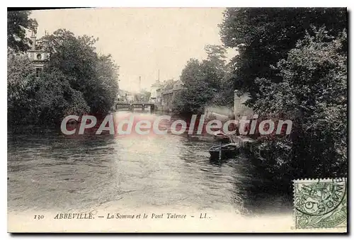 Cartes postales Abbeville La Somme Et Le Pont Talence