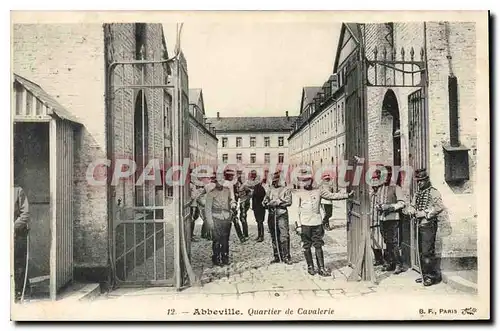 Cartes postales Abbeville Quartier De Cavalerie