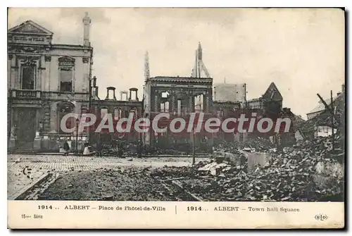 Cartes postales Albert Place De I'Hotel De Ville