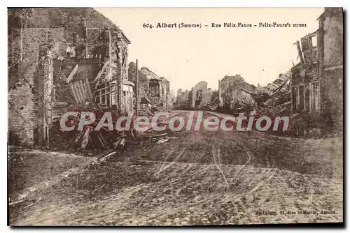 Cartes postales Albert Rue Felix Faure