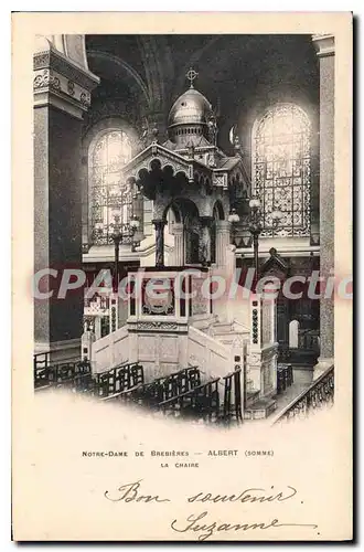 Cartes postales Albert La Chaire Notre Dame De Brebieres