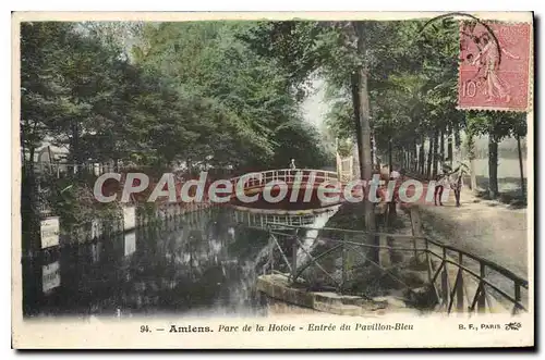 Cartes postales Amiens Parc De La Hotoie Entree Du Pavillon Bleu