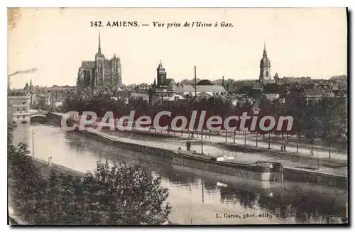 Cartes postales Amiens Vue Prise De I'Usine A Gaz