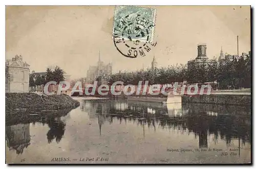 Cartes postales Amiens Le Port D'Aval