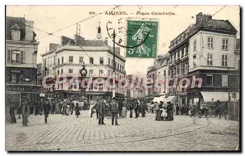 Cartes postales Amiens Place Gambetta